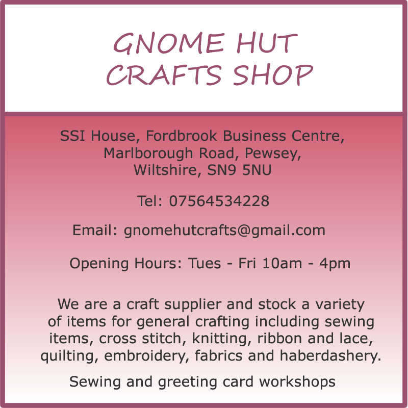 The Gnome Hut Crafts Shop based in Pewsey Wiltshire